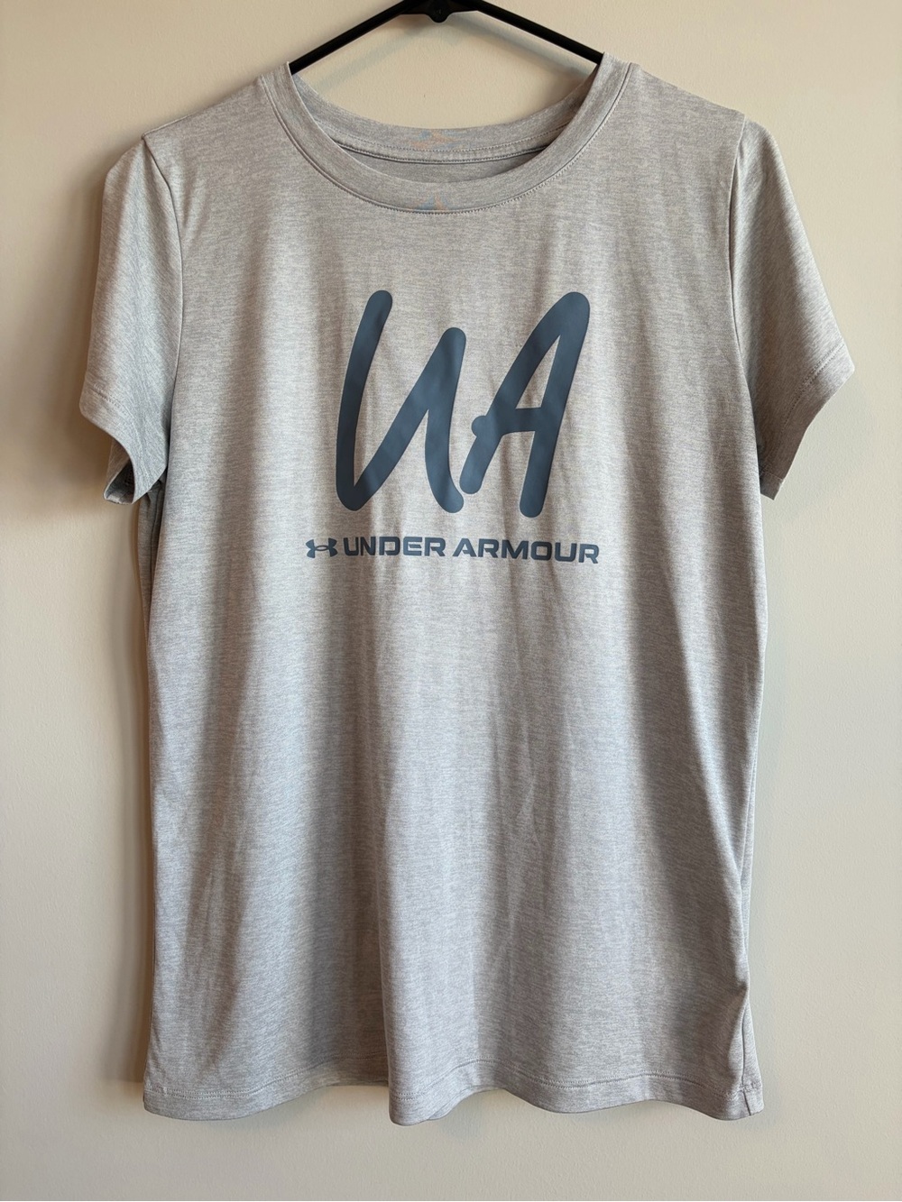 Under Armour Light Gray Women's UA Logo Short Sleeve Tee